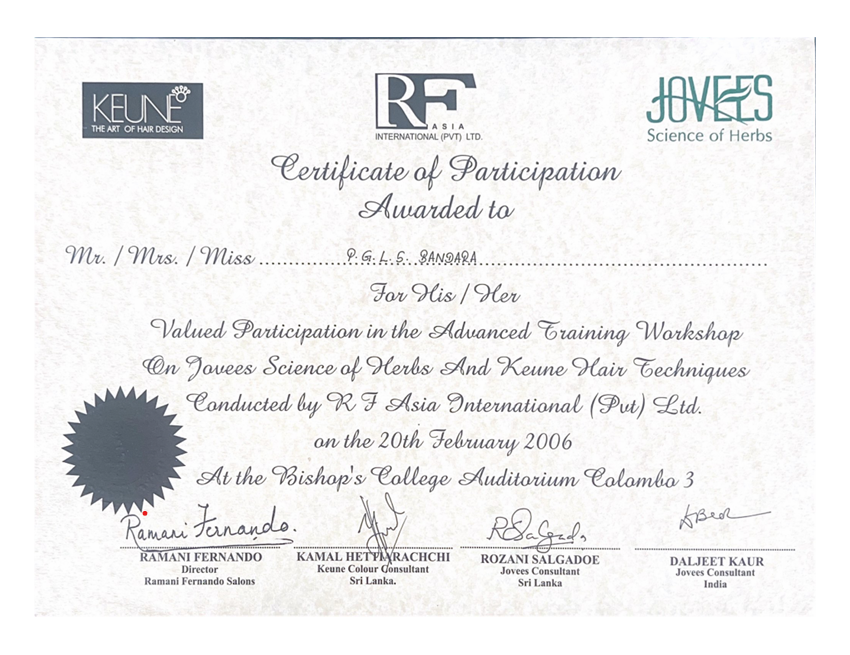 Certificate 1